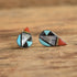 Zuni Inlay Teardrop Shaped Earrings